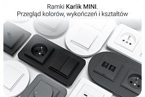 Ramki Karlik MINI - przegląd kolorów, wykończeń i kształtów