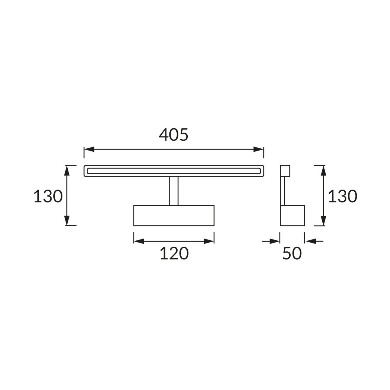 Oprawa ścienna LED MARTA (kanarya) kinkiet łazienkowy lampa 8W 4000K 570lm IP44 chrom STRUHM 03575