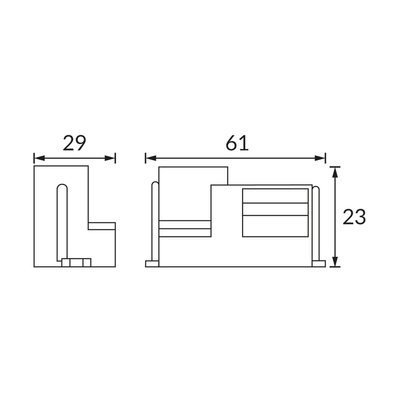 Czujnik ruchu mikrofalowy 150°/360° do opraw oświetleniowych 400W biały STRUHM 04179