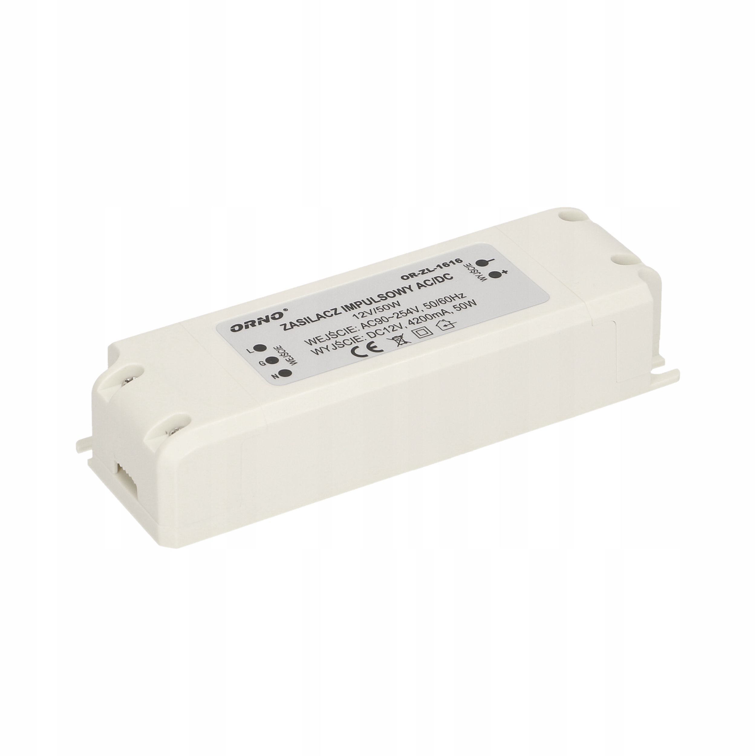 Zasilacz LED 50W 12V 4,2A IP20 ORNO OR-ZL-1616