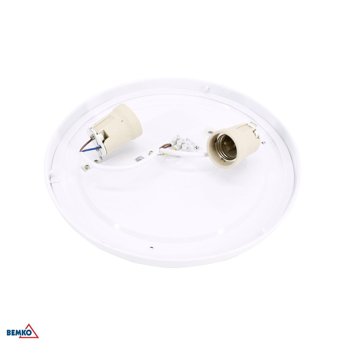 Oprawa PLATO E27 — wnętrze z oprawkami E27