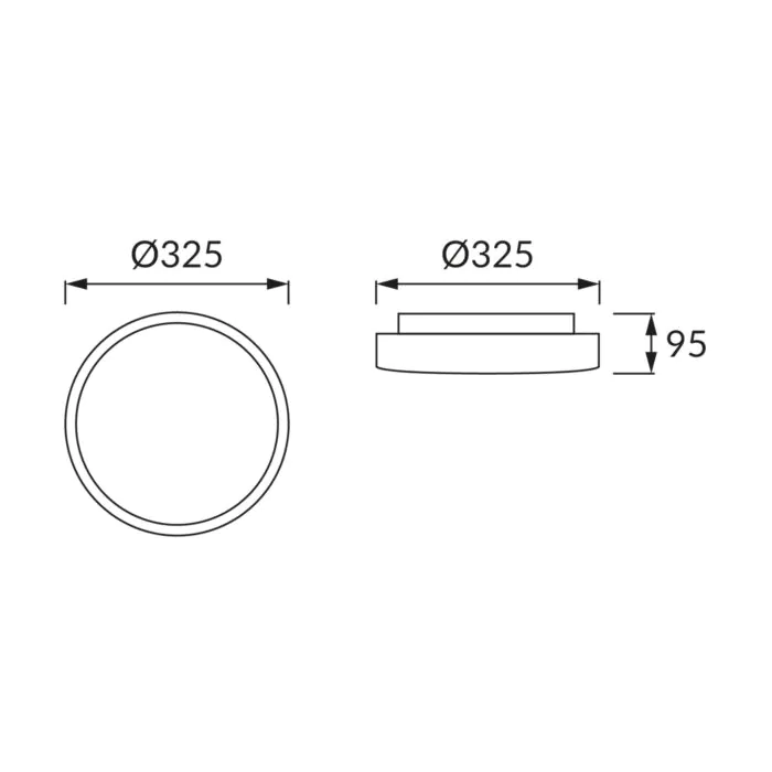 Plafon sufitowy Struhm 02784
