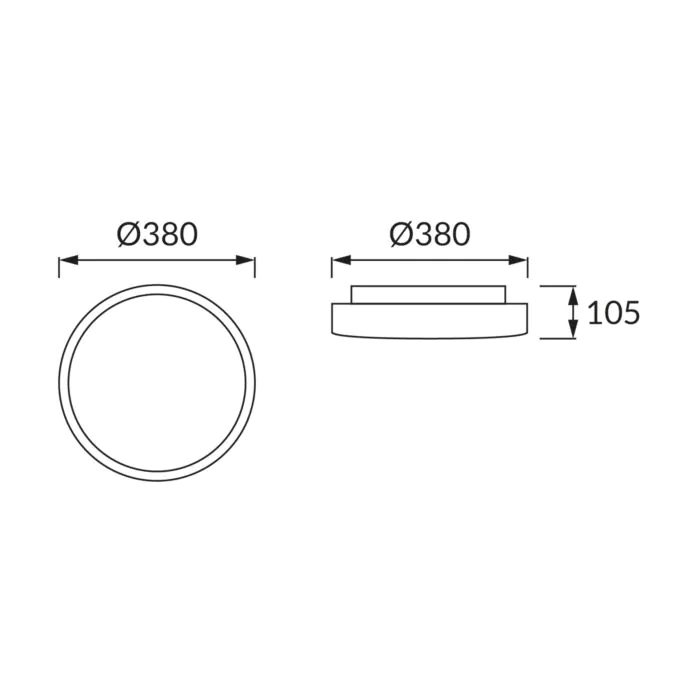 Plafon sufitowy Struhm 02785
