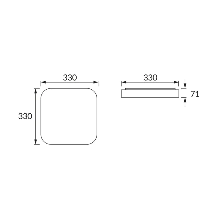 Plafon sufitowy Struhm 03515