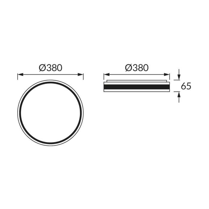 Plafon sufitowy Struhm 03775
