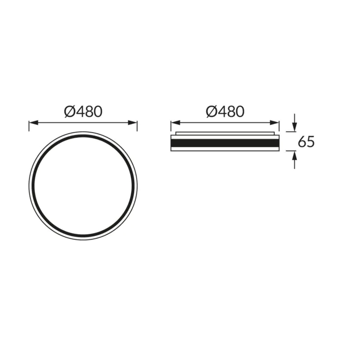Plafon sufitowy Struhm 03776