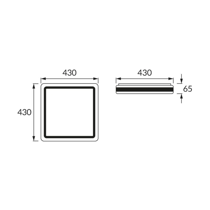 Plafon sufitowy Struhm 03817