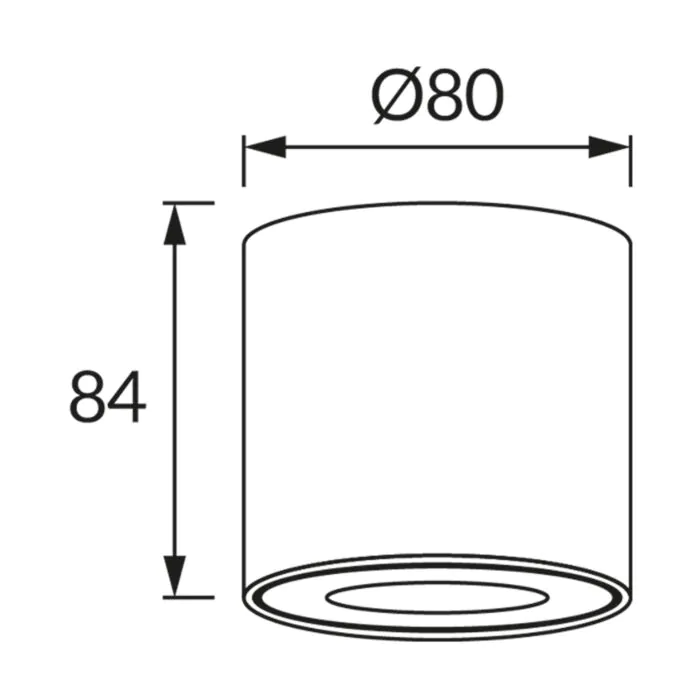 Oprawa downlight, Oprawa hermetyczna Struhm 03955