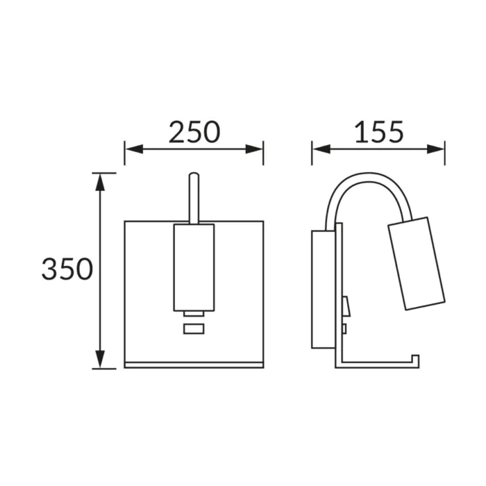 Kinkiet, Lampa ścienna Struhm 04188