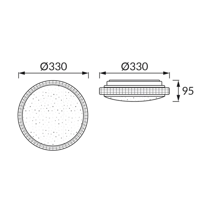 Plafon sufitowy Struhm 04937