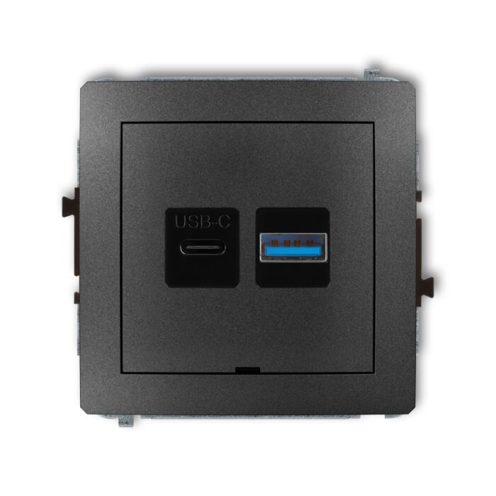 Gniazdo USB Karlik 11DCUSBBO-8