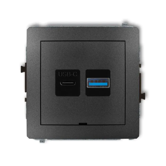 Gniazdo USB Karlik 11DCUSBBO-8