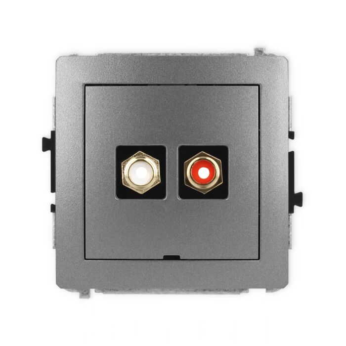 Gniazdo RCA Karlik 11DGRCABO-2