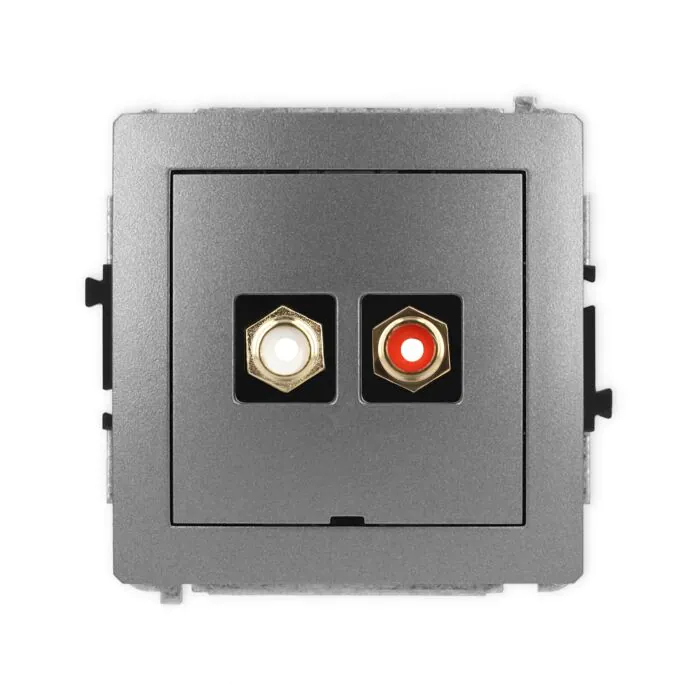 Gniazdo RCA Karlik 11DGRCABO-2