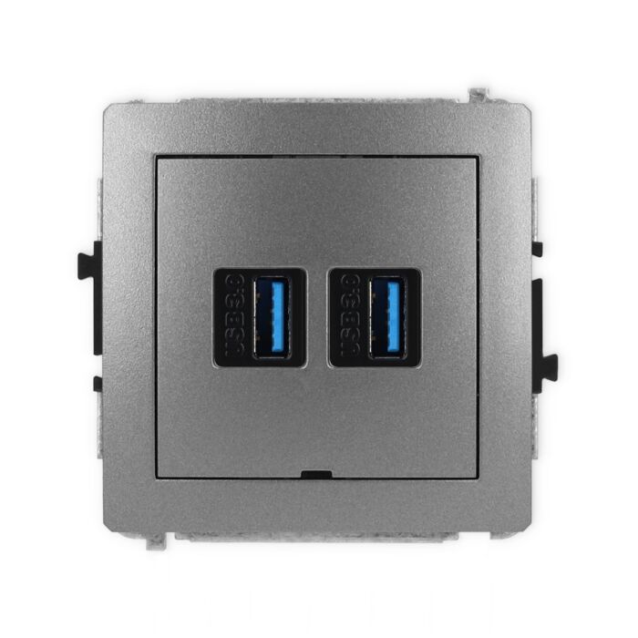 Gniazdo USB Karlik 11DGUSBBO-6