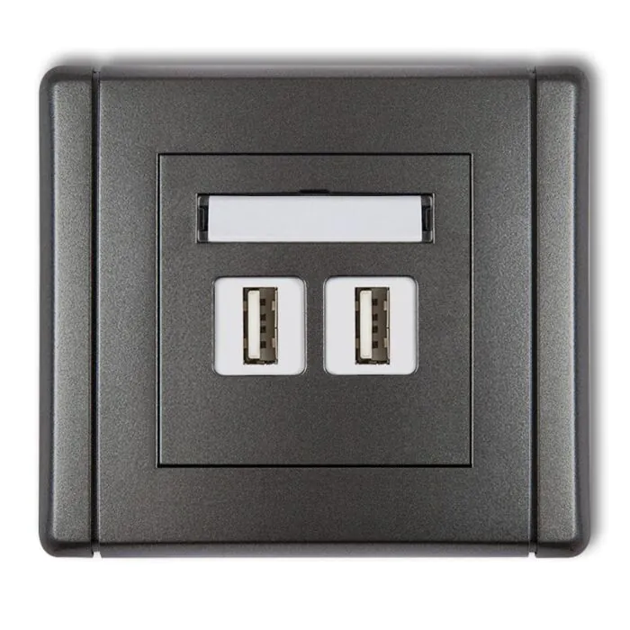 Gniazdo USB Karlik 11FGUSB-6