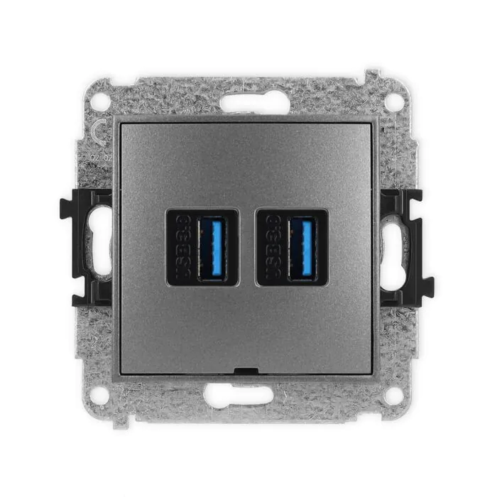 Gniazdo USB Karlik 11IGUSBBO-6