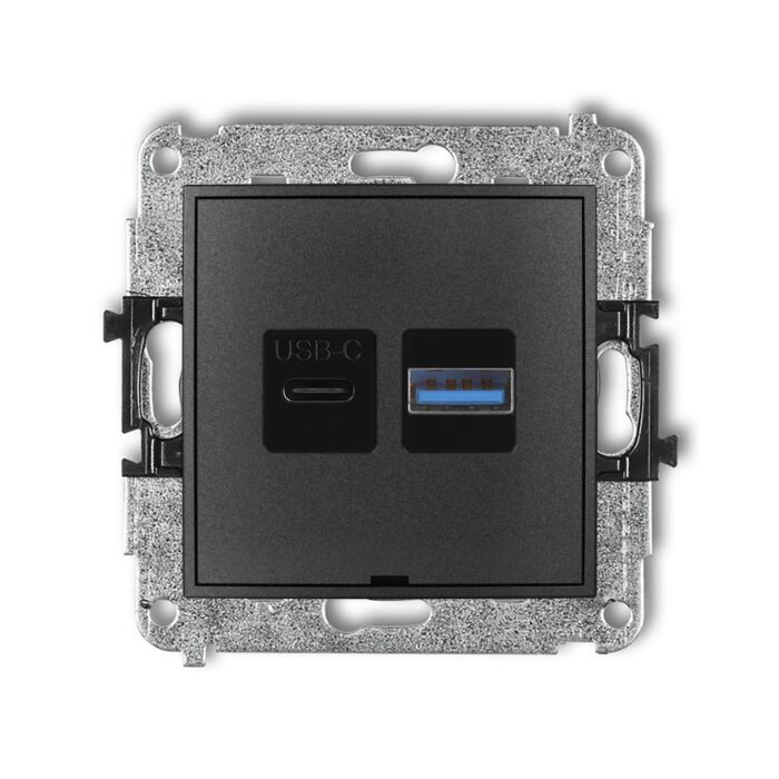 Gniazdo USB Karlik 11MCUSBBO-8