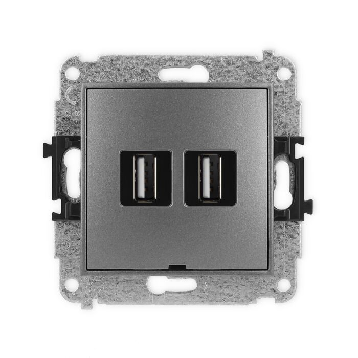 Gniazdo USB Karlik 11MGUSBBO-2