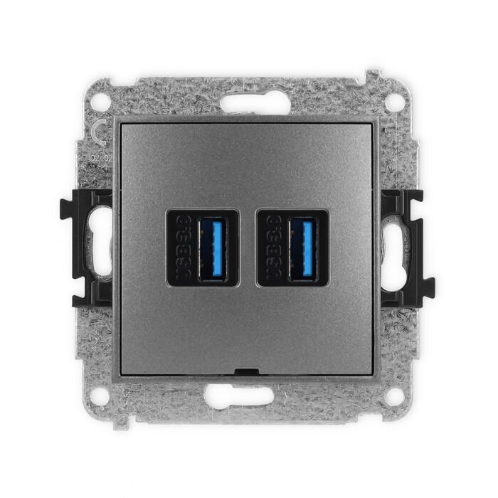 Gniazdo USB Karlik 11MGUSBBO-6