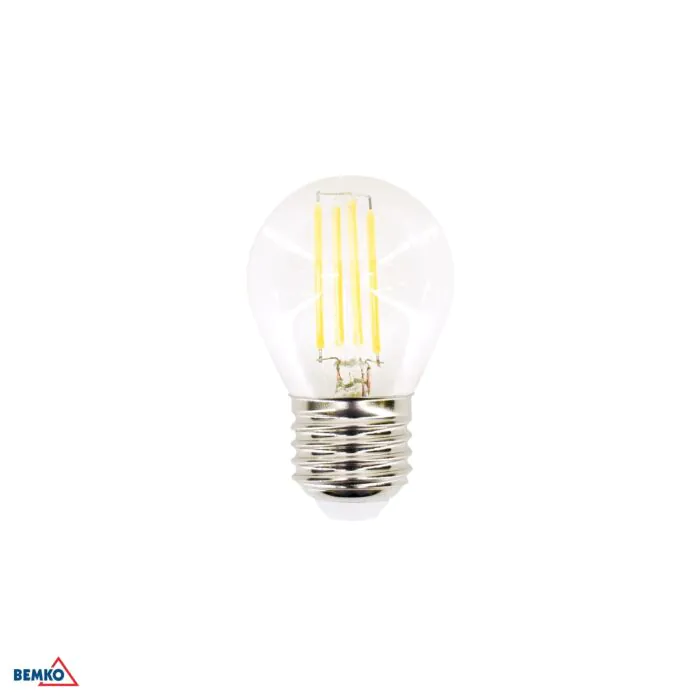 Żarówka LED Bemko D86-FLB-E27-G45-040-4K