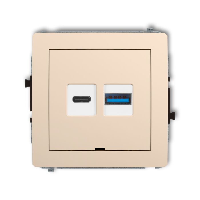Gniazdo USB Karlik 1DCUSBBO-8