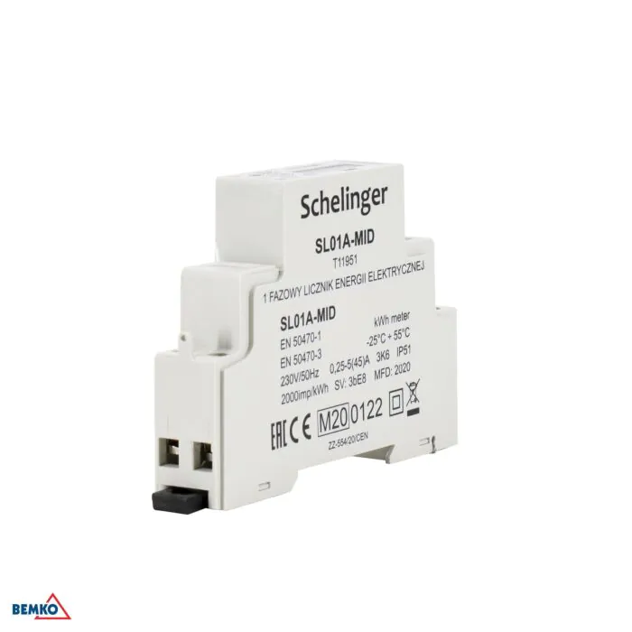 Licznik zużycia energii elektrycznej Schelinger A31-SL01A-MID