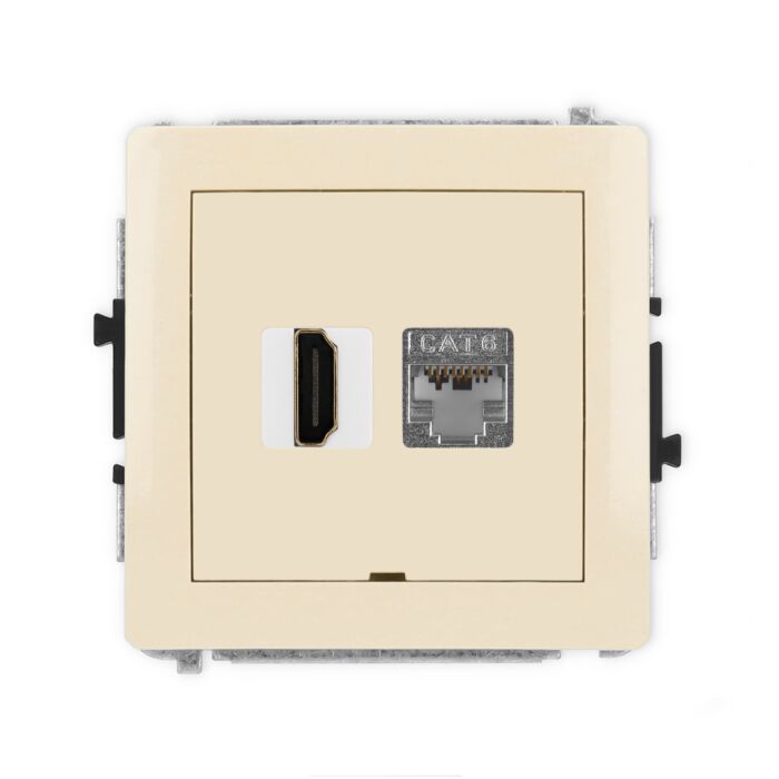 Gniazdo komputerowe, Gniazdo HDMI Karlik 1DGHKBO-46