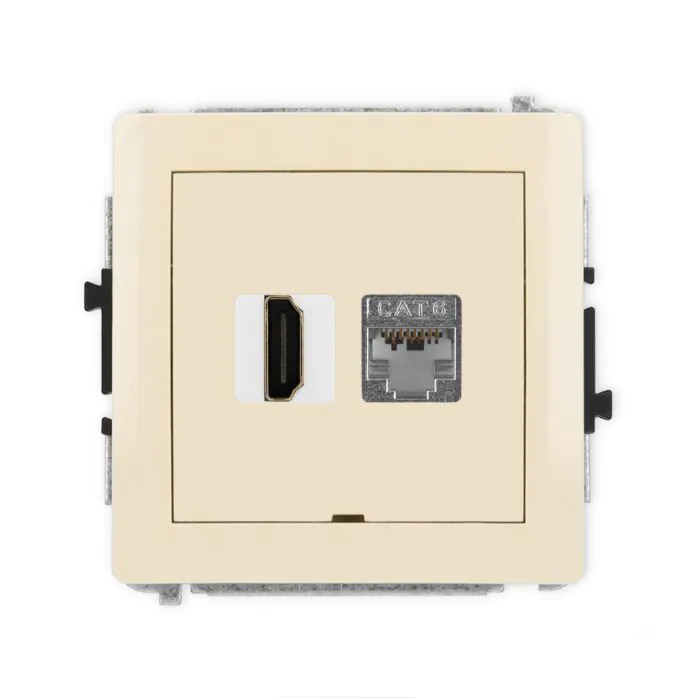 Gniazdo komputerowe, Gniazdo HDMI Karlik 1DGHKBO-46