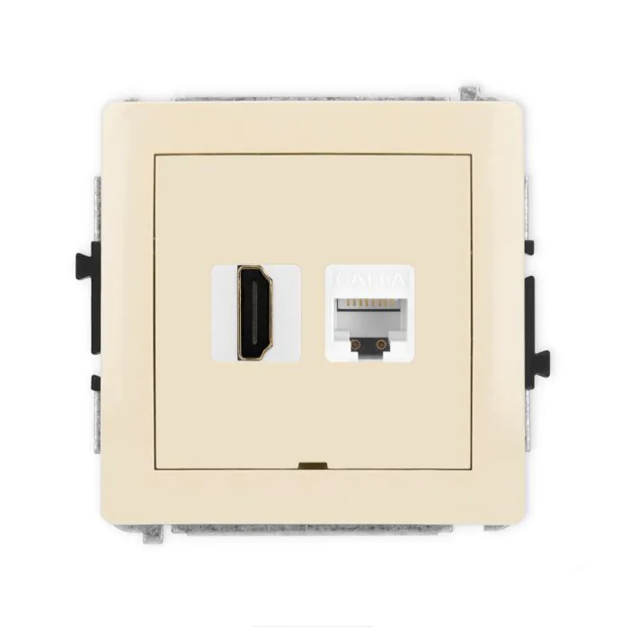 Gniazdo komputerowe, Gniazdo HDMI Karlik 1DGHKBO-86A