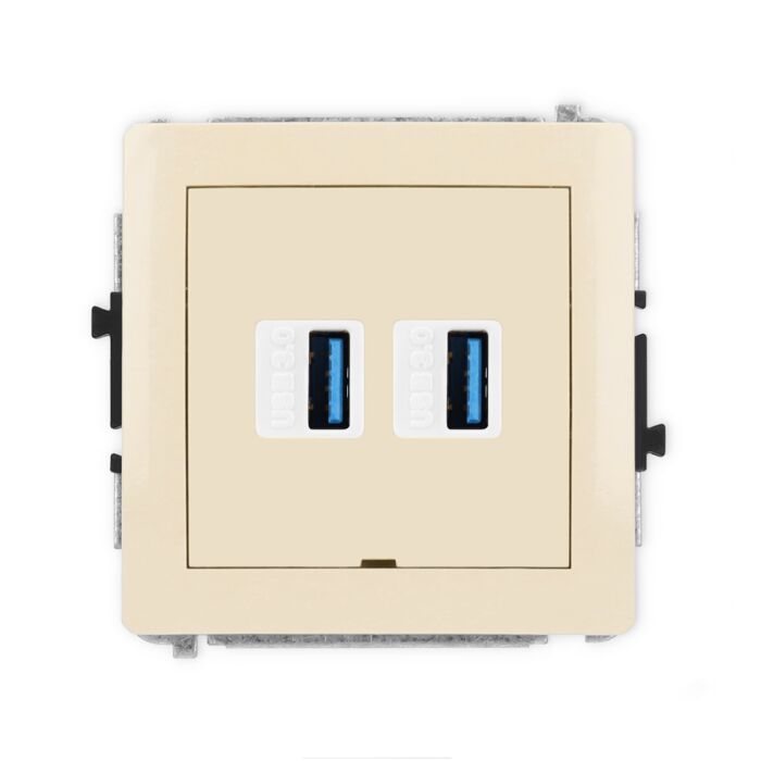 Gniazdo USB Karlik 1DGUSBBO-6