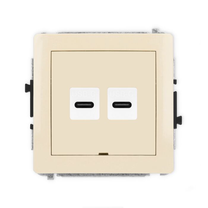 Gniazdo USB Karlik 1DGUSBBO-8