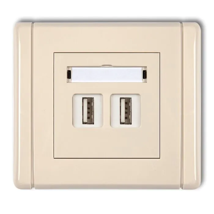 Gniazdo USB Karlik 1FGUSB-2