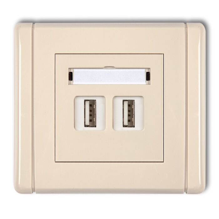 Gniazdo USB Karlik 1FGUSB-6