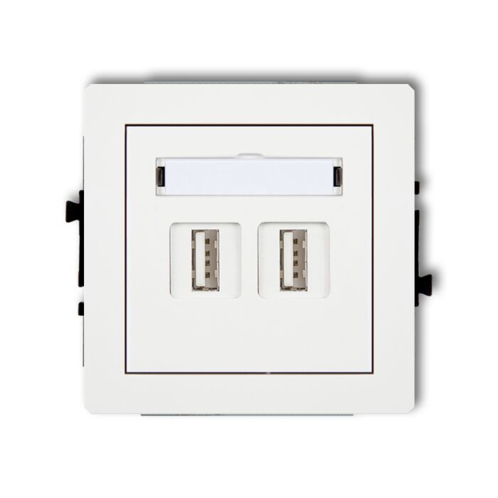 Gniazdo USB Karlik 25DGUSB-2