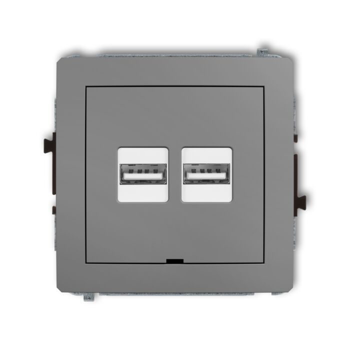 Gniazdo USB Karlik 27DCUSBBO-6