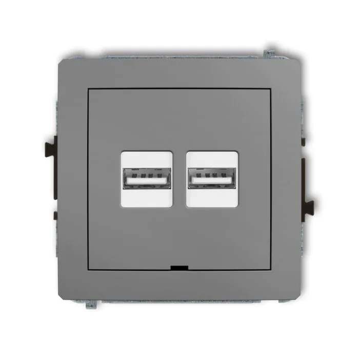 Gniazdo USB Karlik 27DCUSBBO-6