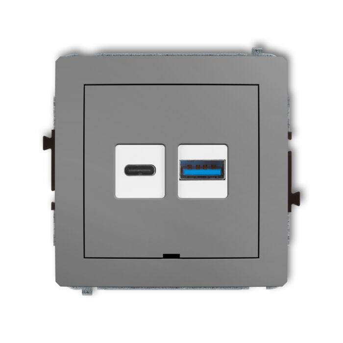 Gniazdo USB Karlik 27DCUSBBO-8