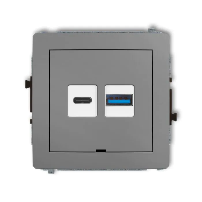 Gniazdo USB Karlik 27DCUSBBO-8