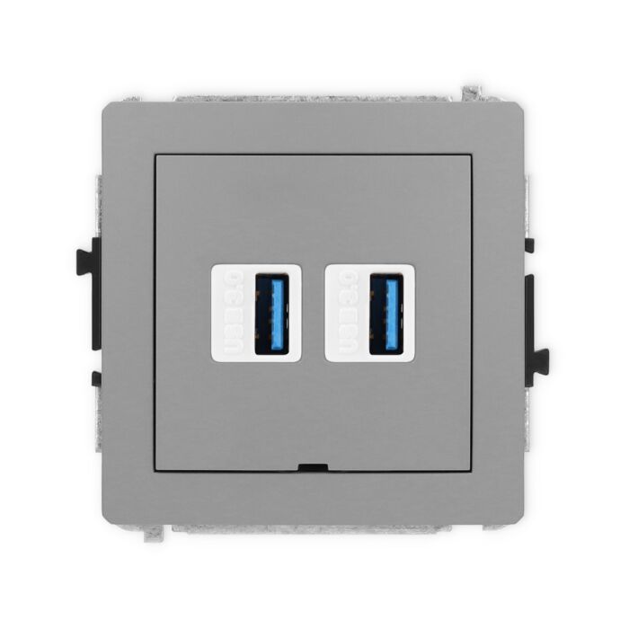 Gniazdo USB Karlik 27DGUSBBO-6