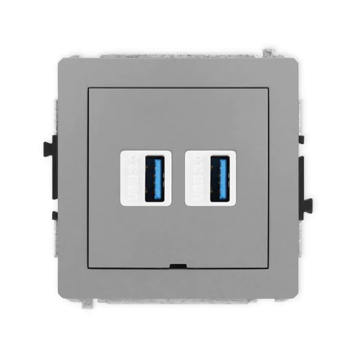 Gniazdo USB Karlik 27DGUSBBO-6