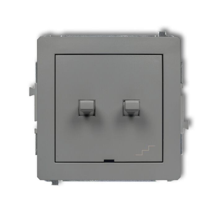 Włącznik amerykański, Włącznik jednobiegunowy ze schodowym Karlik 27DWPUS-10.1