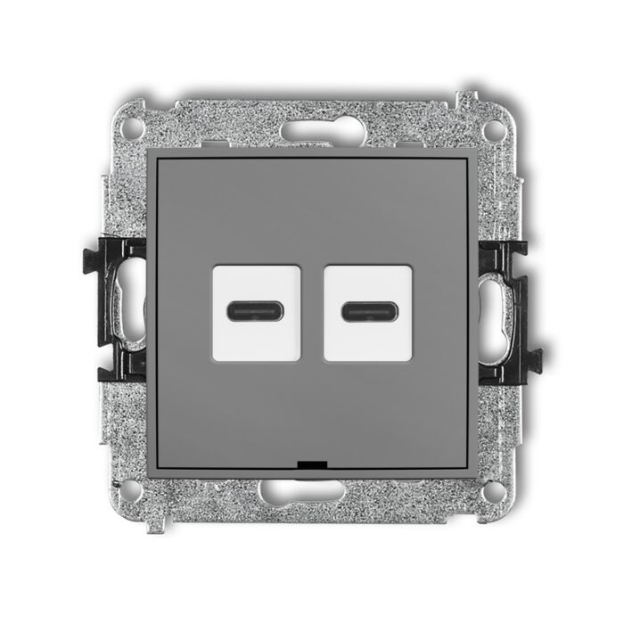 Gniazdo USB Karlik 27ICUSBBO-7