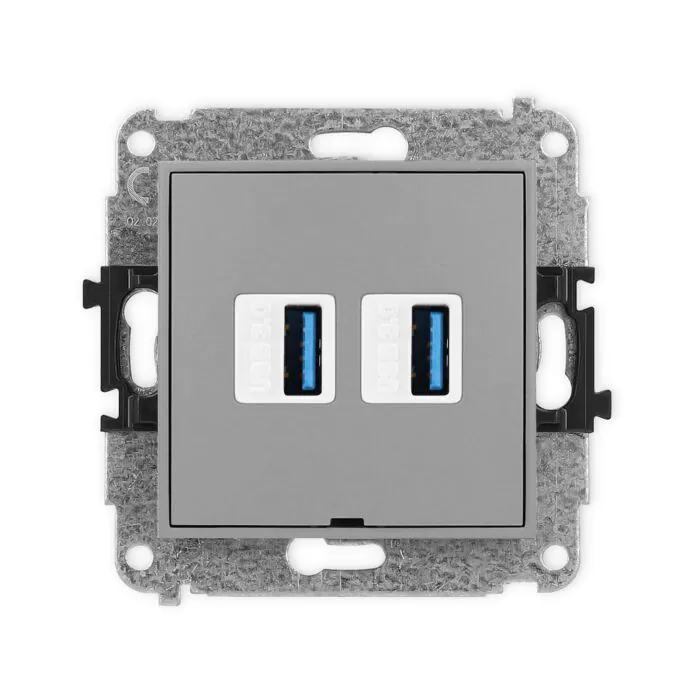 Gniazdo USB Karlik 27IGUSBBO-6