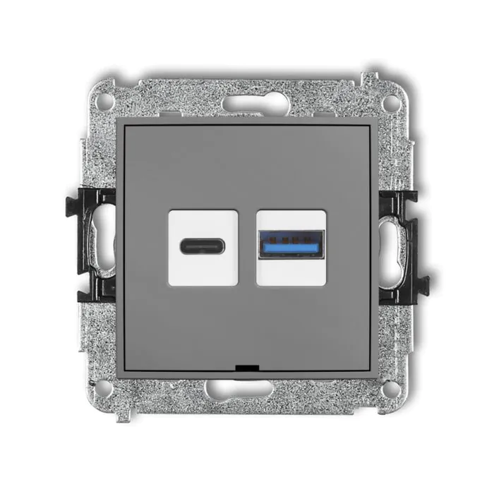 Gniazdo USB Karlik 27MCUSBBO-8