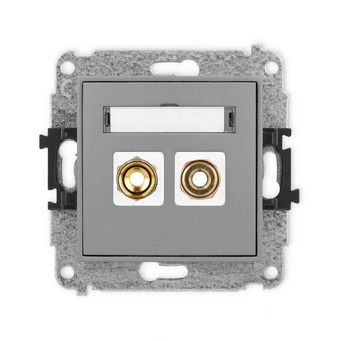 Gniazdo głośnikowe Karlik 27MGG-4