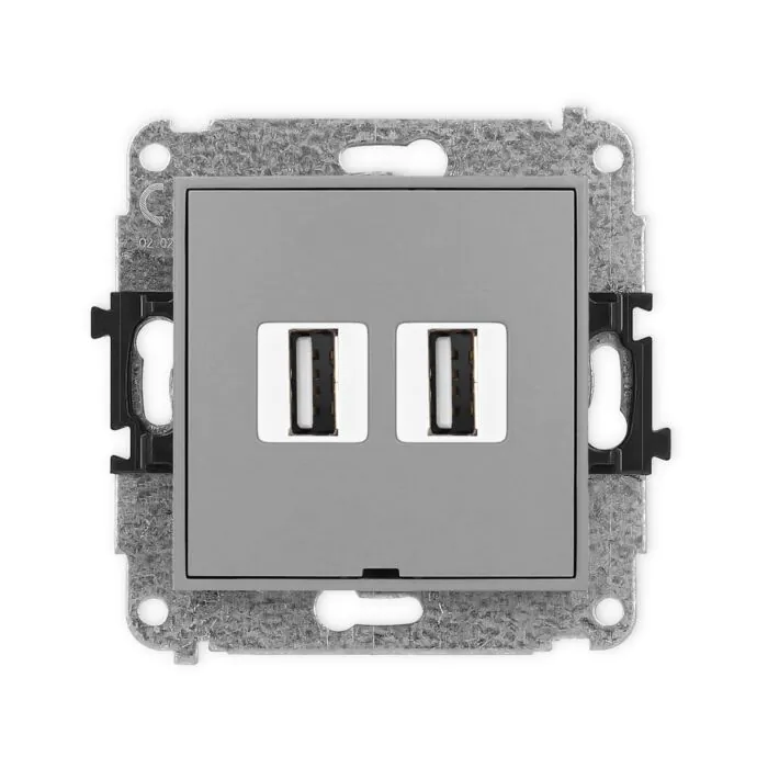 Gniazdo USB Karlik 27MGUSBBO-2