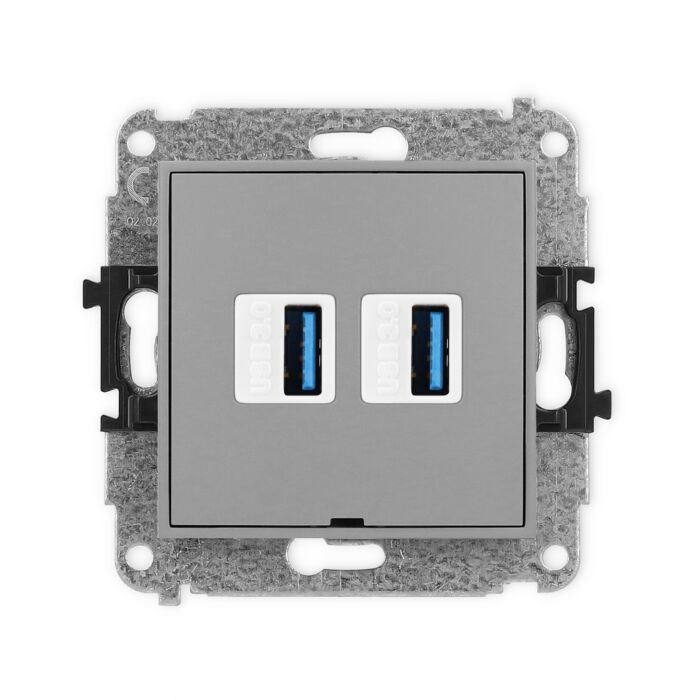 Gniazdo USB Karlik 27MGUSBBO-6