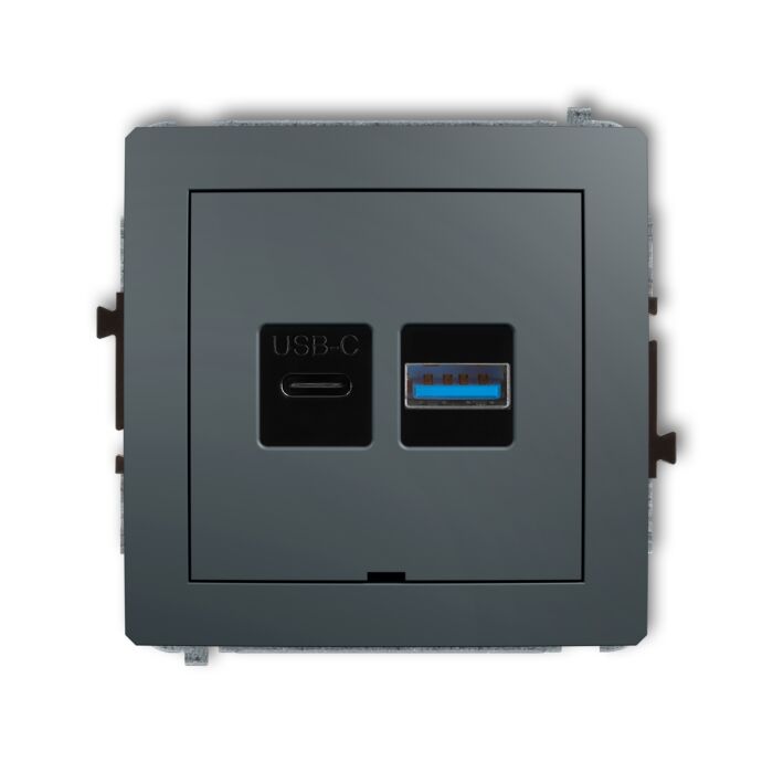 Gniazdo USB Karlik 28DCUSBBO-8