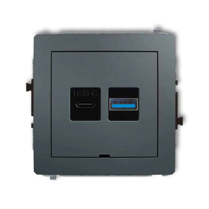 Gniazdo USB Karlik 28DCUSBBO-8